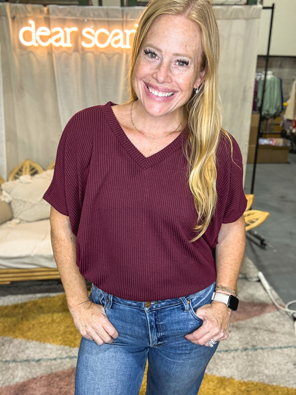 Halo V-Neck Top