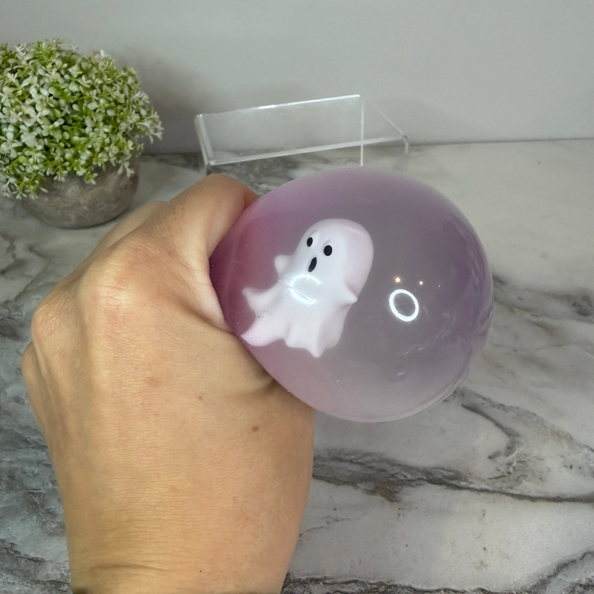 Squishy Toy - Halloween Dumpling, Ghost Charm - PREORDER