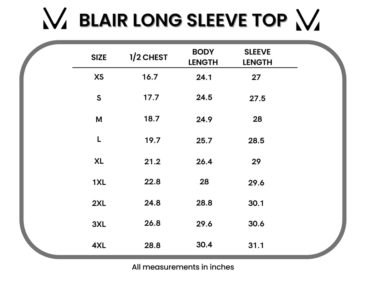 Blair Long Sleeve Top - Teal