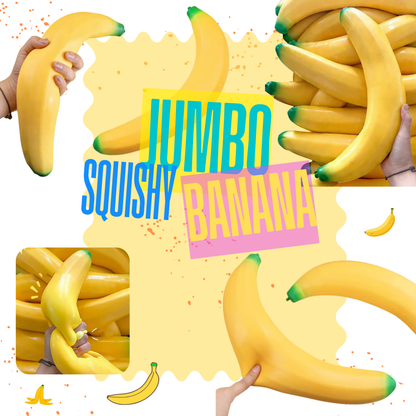 Squishy Toy - Banana, Jumbo PREORDER
