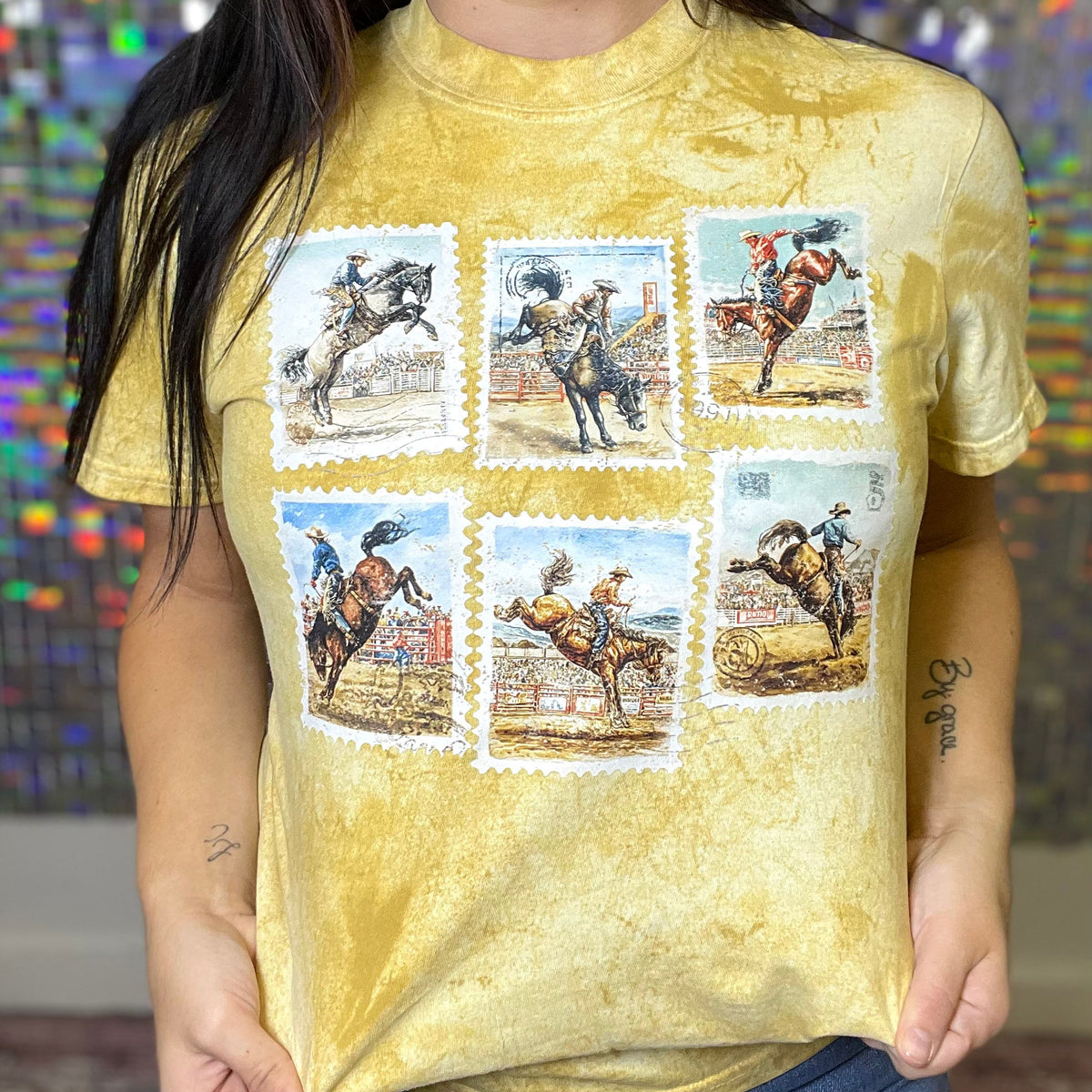 Western Stamps Graphic Tee