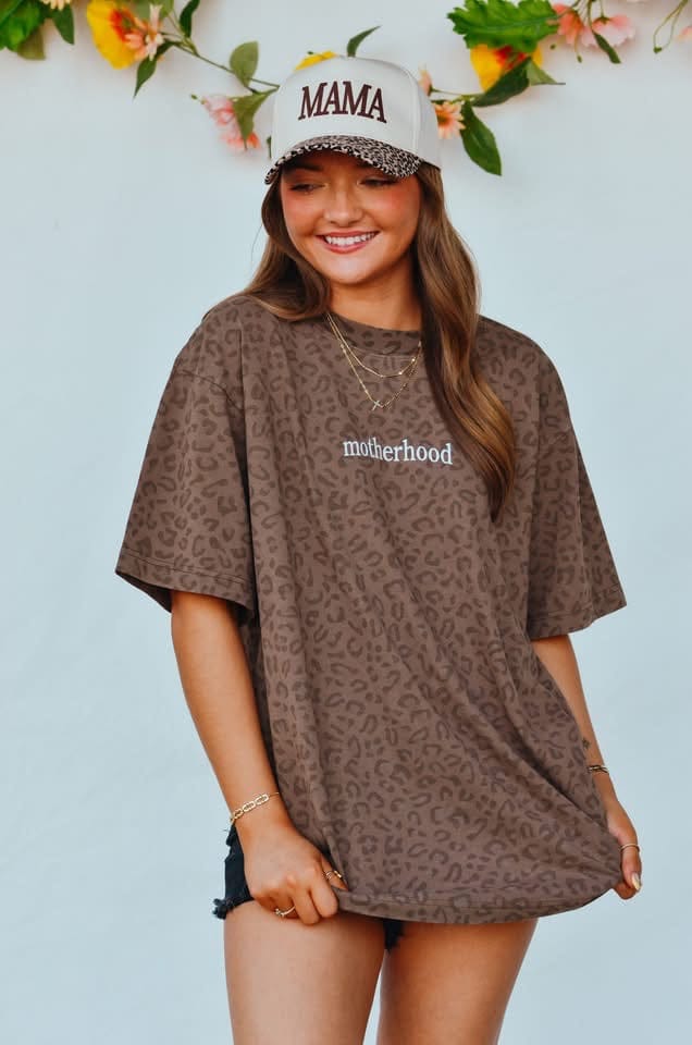 Motherhood Leopard Tee