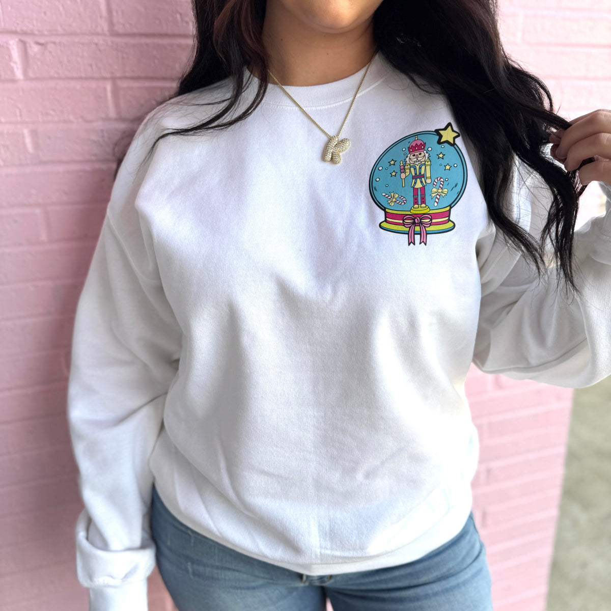 Yall Are Nuts Graphic Crewneck