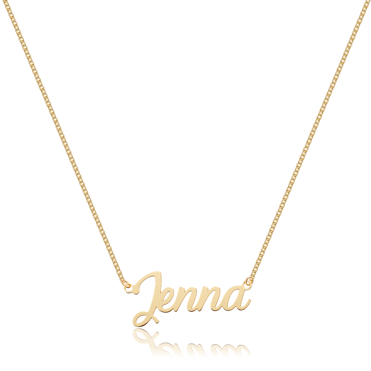 Custom Classic Script Name Necklace (Water Resistant)