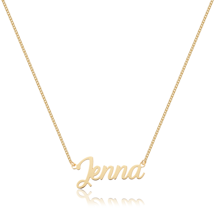 Custom Classic Script Name Necklace (Water Resistant)