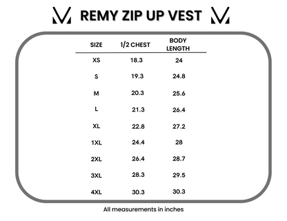 Remy Zip Up Vest - Dark Camo