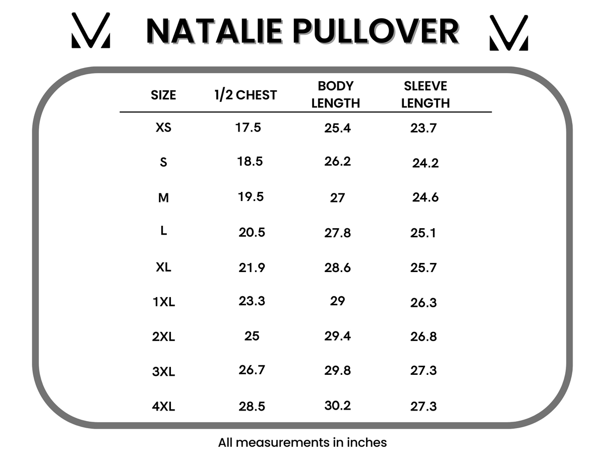 Natalie Pullover - Poinsettia Nights