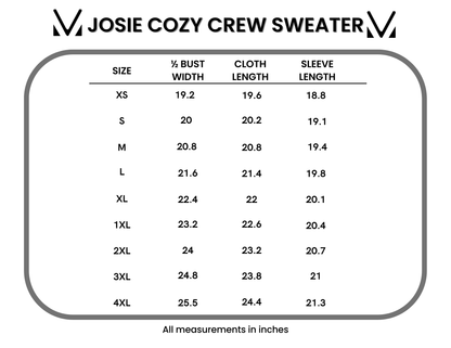 Josie Cozy Crew Sweater - Mocha