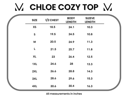 Chloe Cozy Top - Blushwood Floral