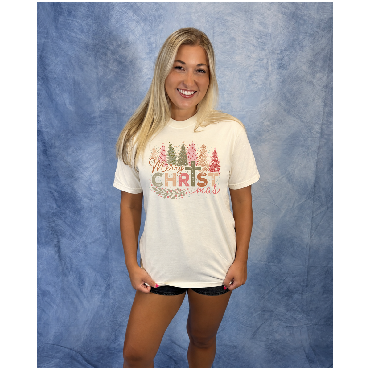 Merry Christmas Trees Tee