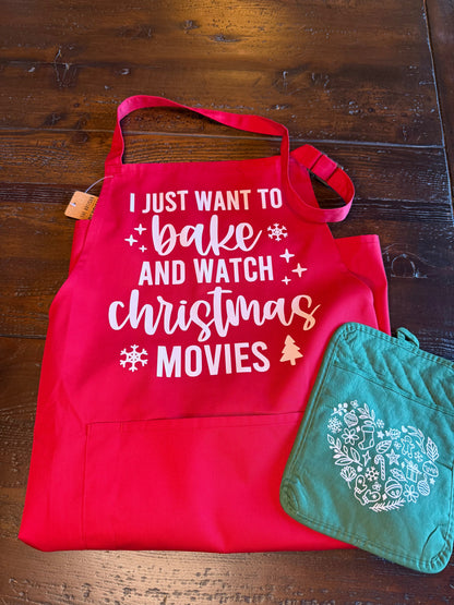 Holiday Gift Box Sets - Apron and Pot Holder