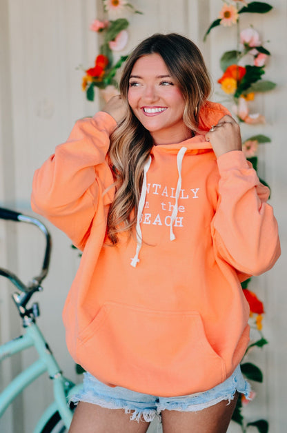 Mentally On The Beach Hoodie