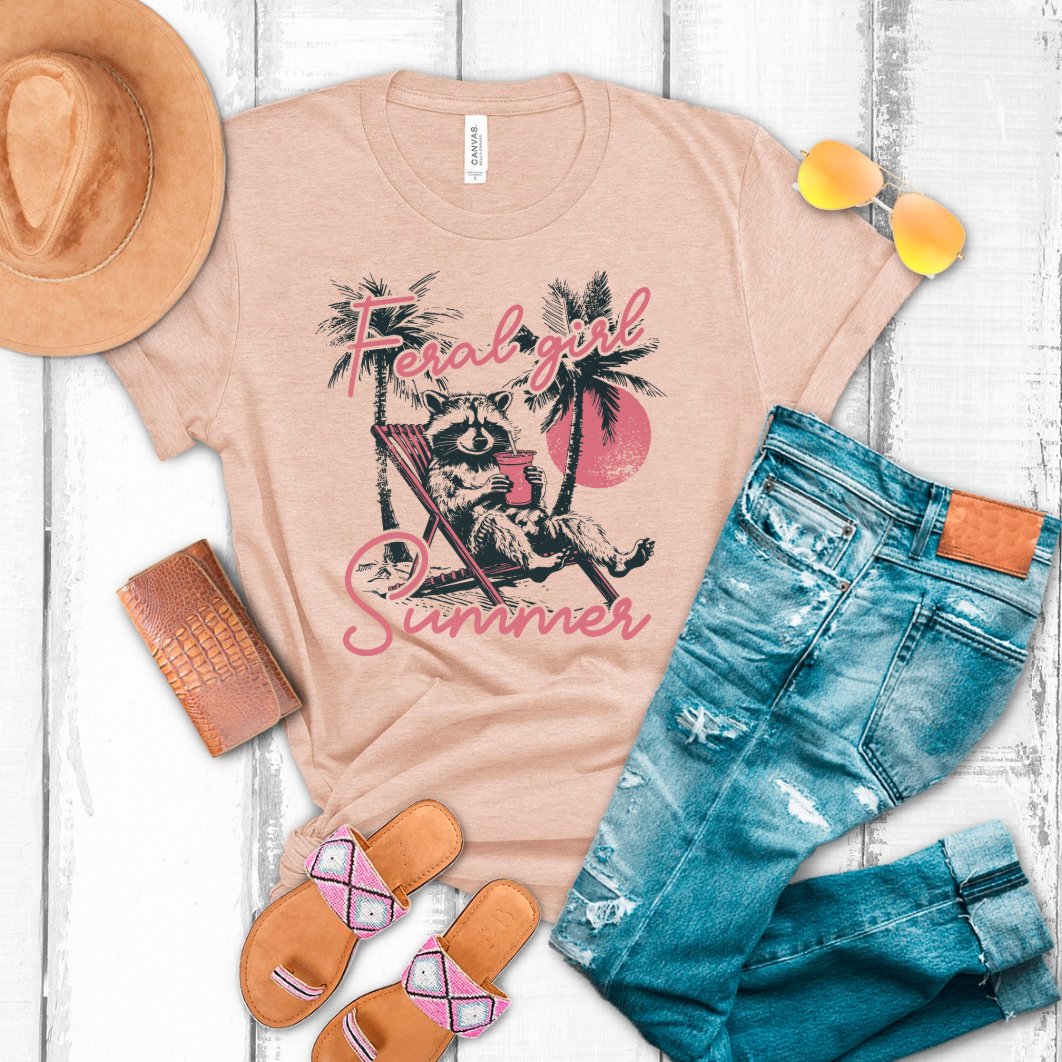 Feral Girl Summer Graphic Tee