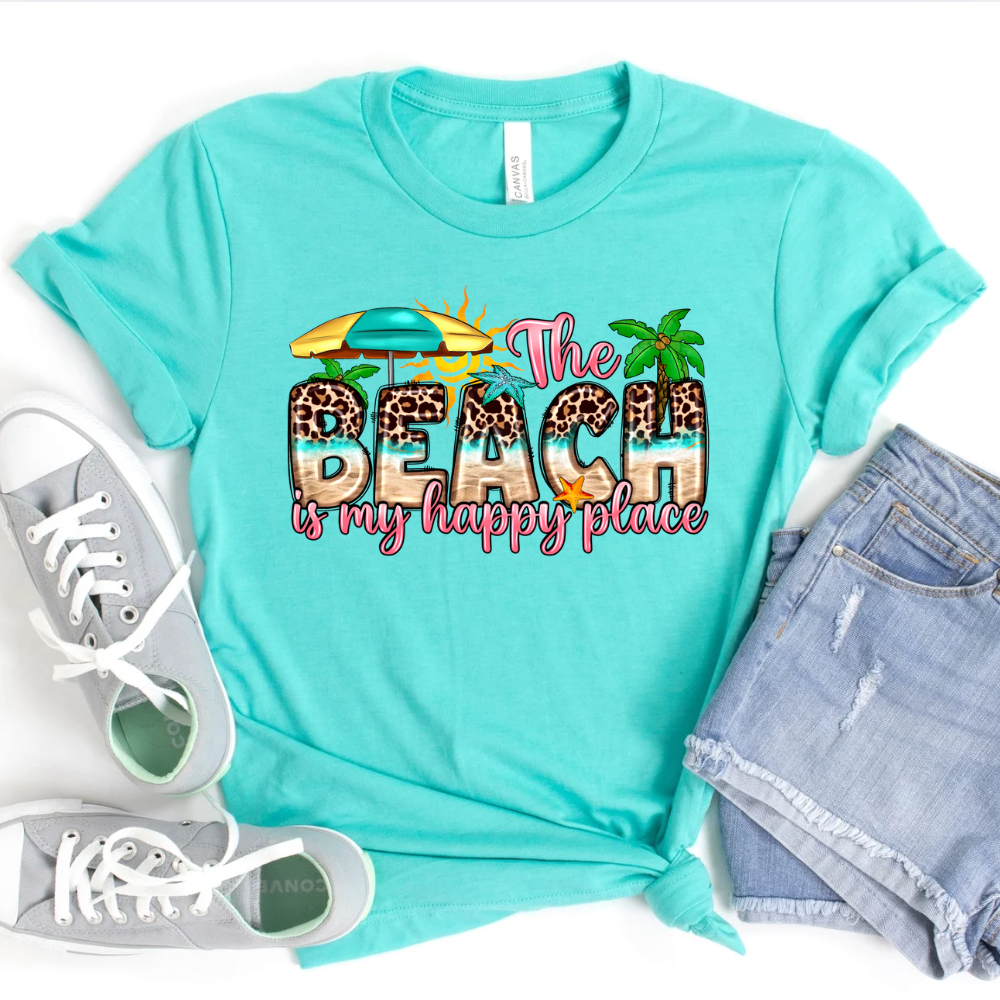 The Beach is my Happy Place Graphic Tee