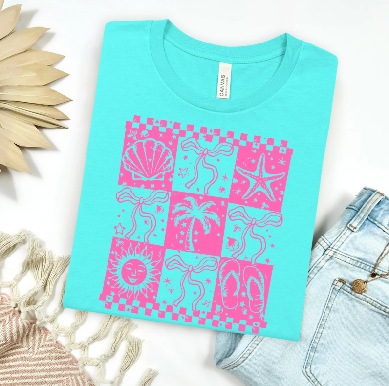 Beach Square Graphic Tee