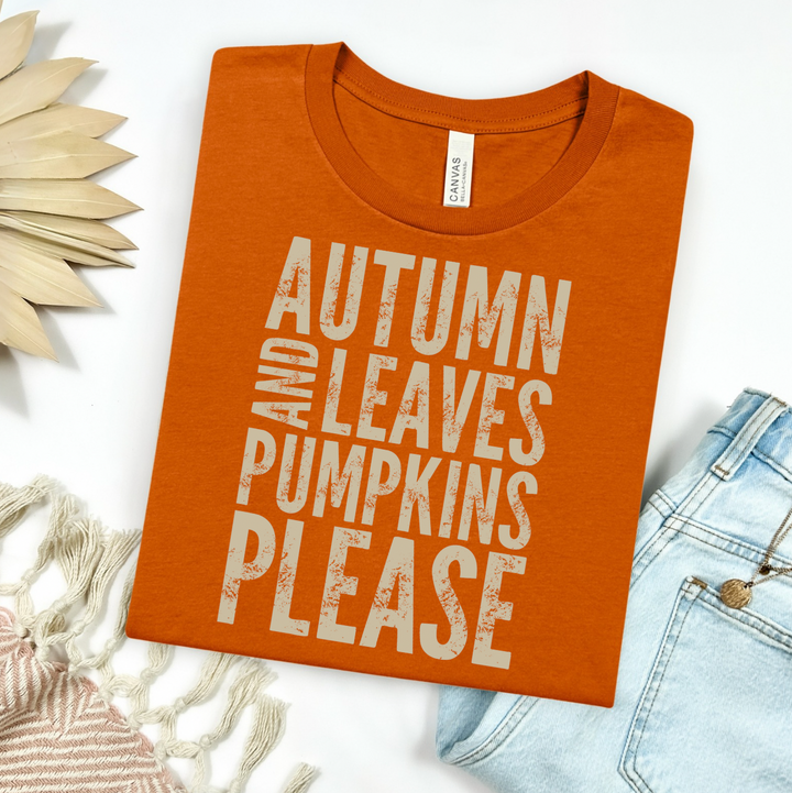 Autumn Leaves Graphic Tee