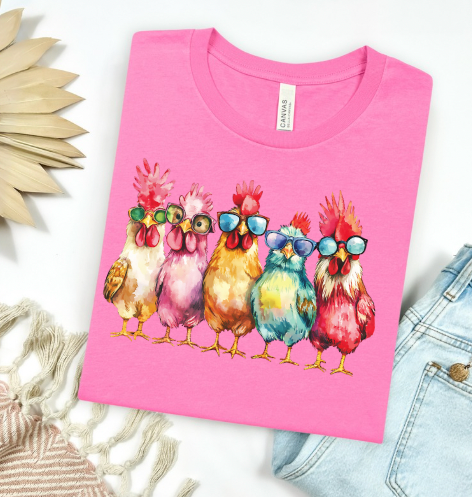 Crazy Chicken Graphic Tee