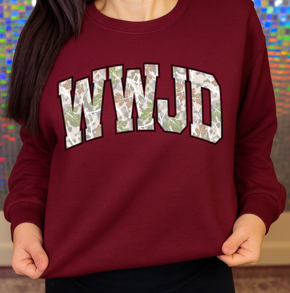 WWJD Camo Graphic Tee *PINK FRIDAY*