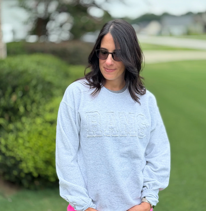 Custom Embroidery Applique Crewneck