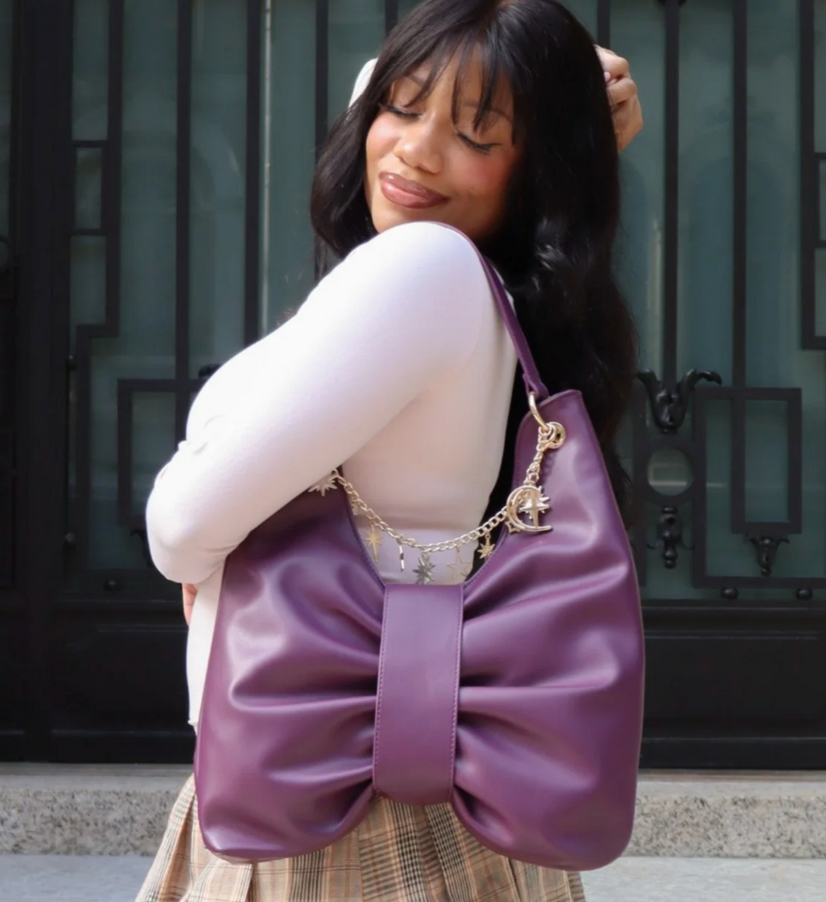The New Beaux Hobo Plum