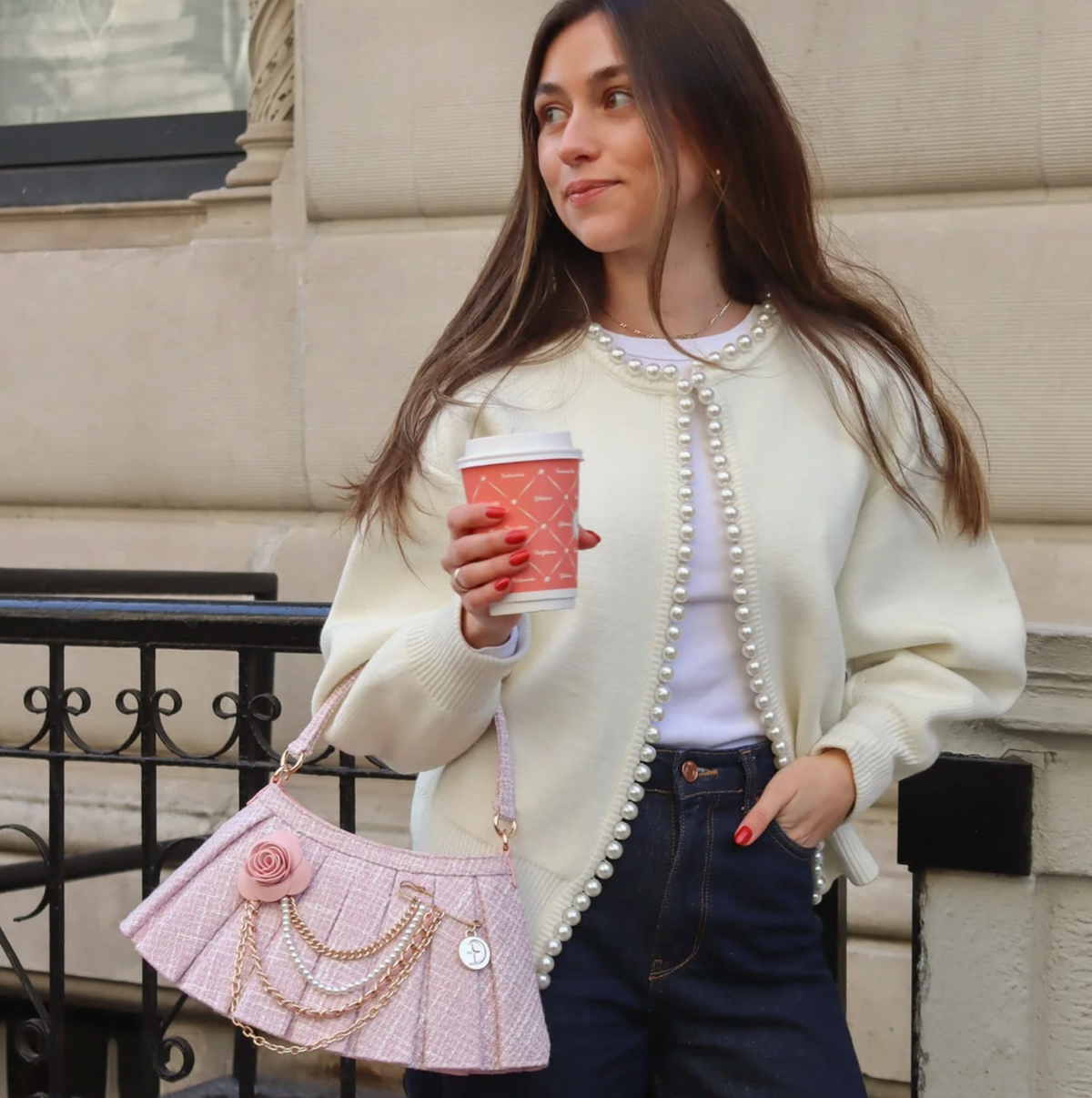 Spotted on 5th Tweed Crossbody