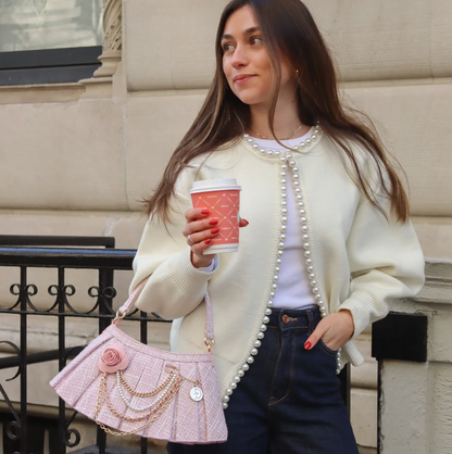 Spotted on 5th Tweed Crossbody