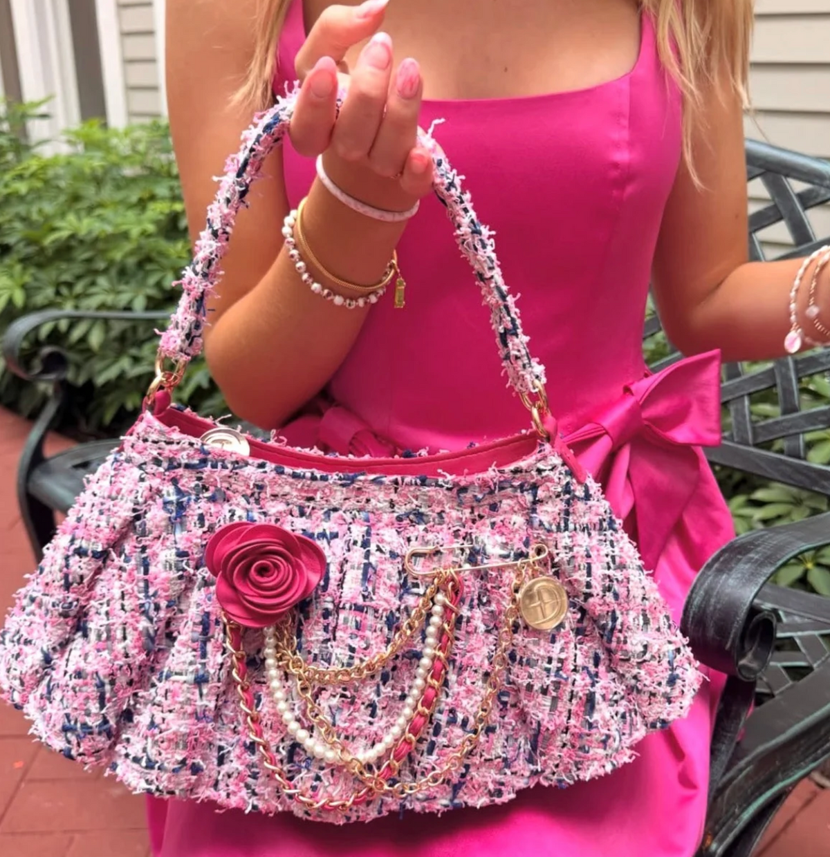 Spotted on 5th Tweed Crossbody