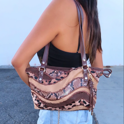 Dessert Stitch Hobo or Shoulder Bag