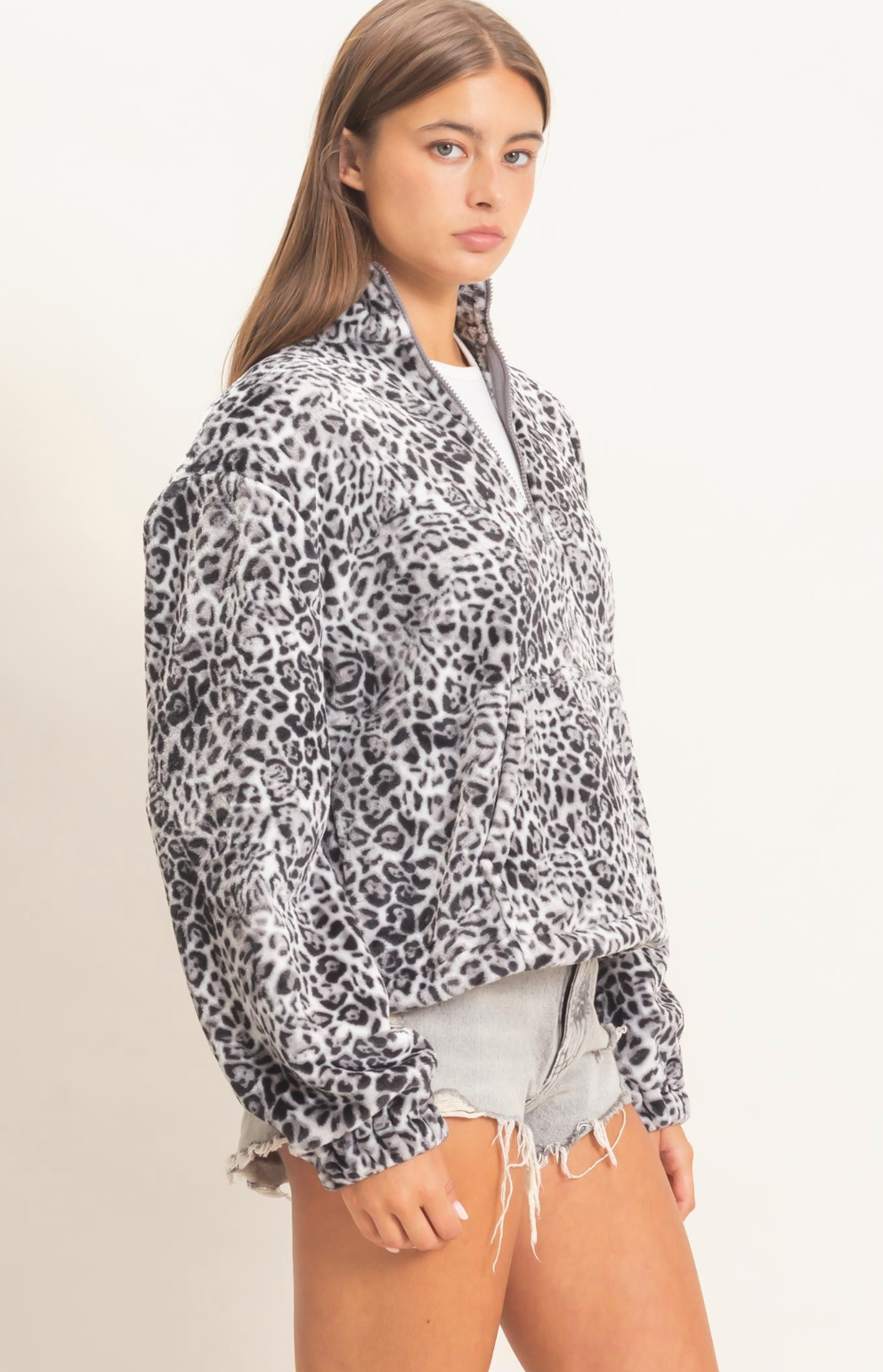 Cloud Nine 3/4 Zip Crewneck