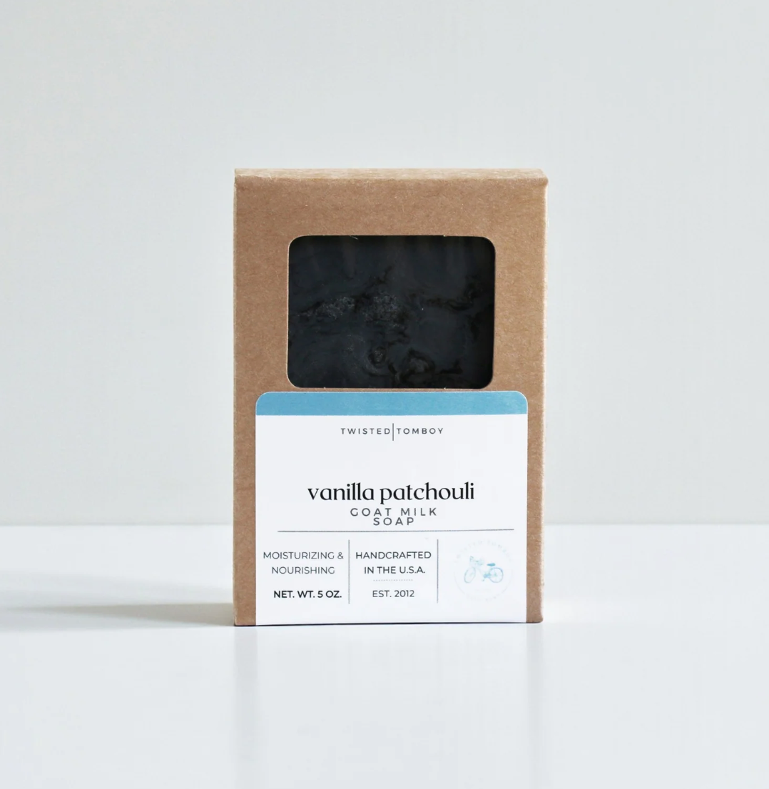 Vanilla Patchouli Goats Milk Hand Sliced Soap