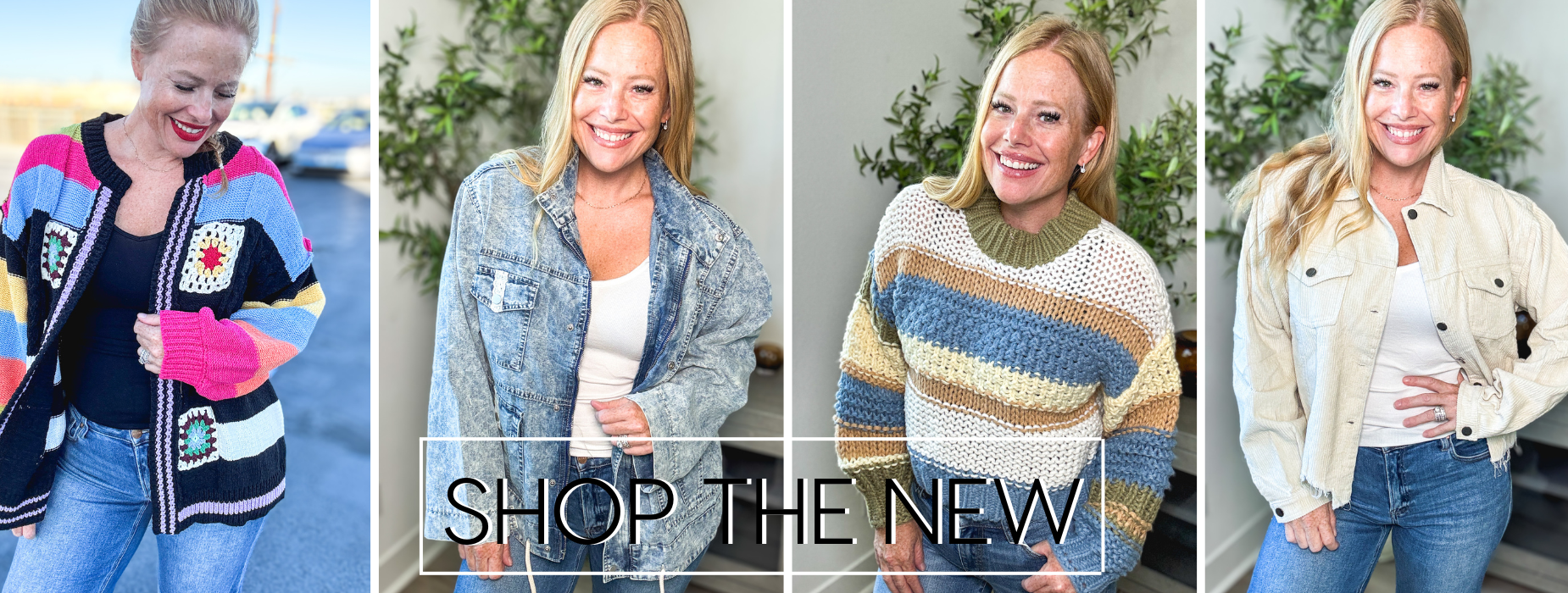 Come What Mae models wearing new fall boutique arrivals