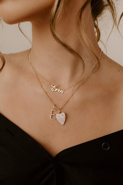 Custom Classic Script Name Necklace (Water Resistant)