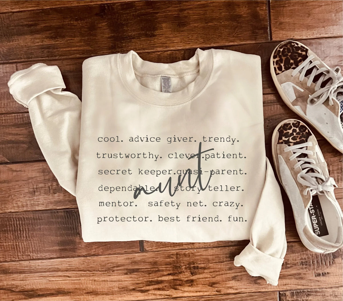 Aunt Words Sweatshirt in Two Colors