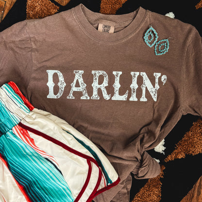 FestiviTees Women - Apparel - Shirts - T-Shirts Darlin’ Western Soft Graphic Tee