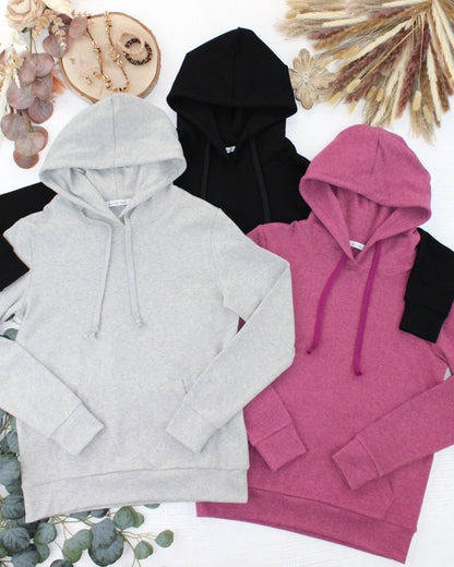 Hailey Hoodie - Raspberry